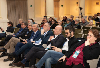 Tra il pubblico, il presidente di CNA Emilia-Romagna Paolo Cavini e il segretario Diego Benatti